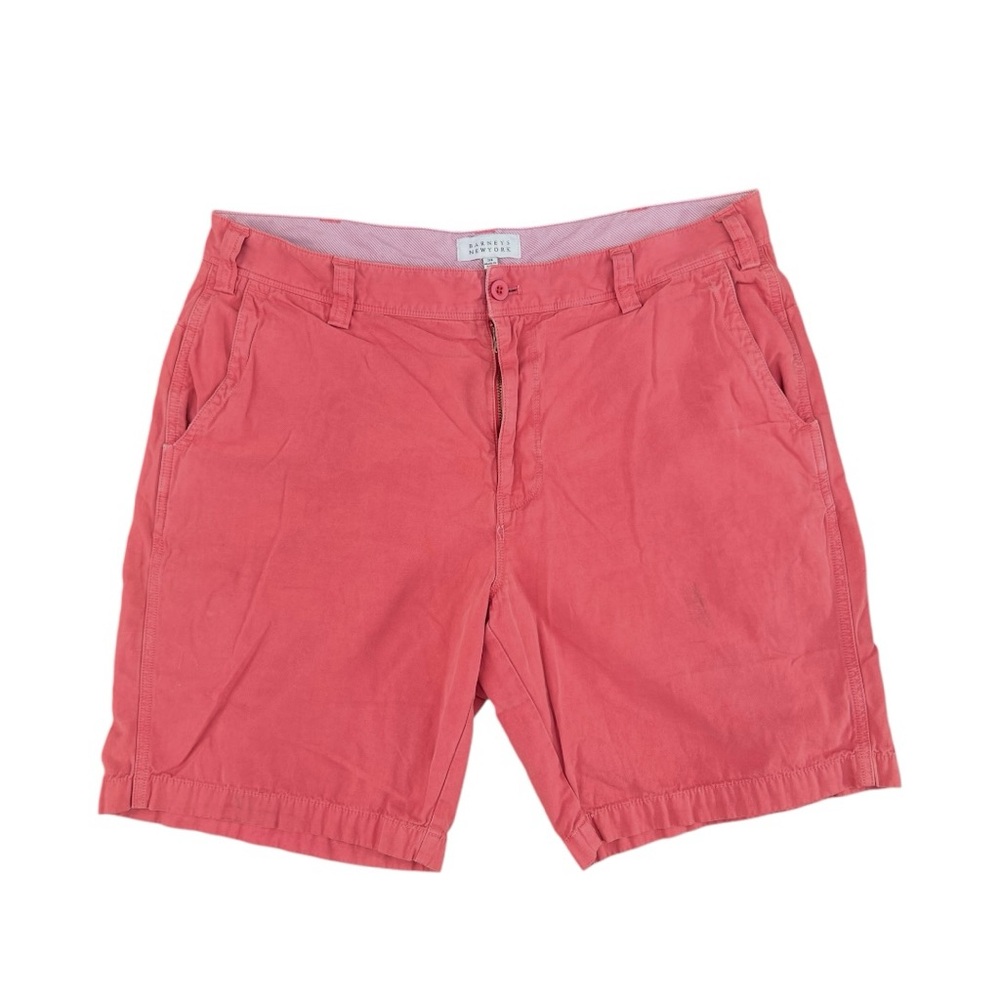 🩳 Barneys New York Men’s Chino Shorts Size 36 Coral‎ Pink Cotton